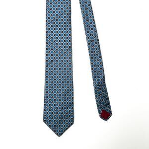 Vintage Lord & Taylor Kensington Collection Silk Necktie Geometric Pattern